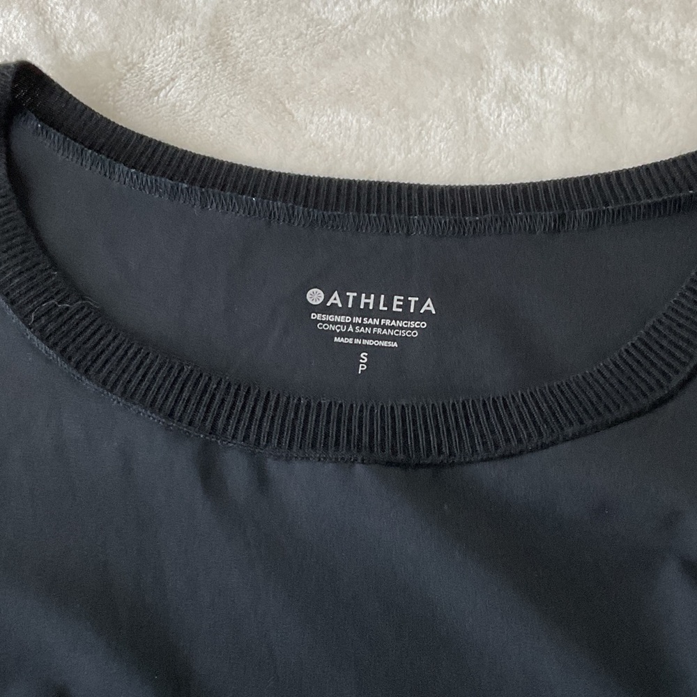 Athleta Black Sleeveless Mini Dress - Picture 3 of 3